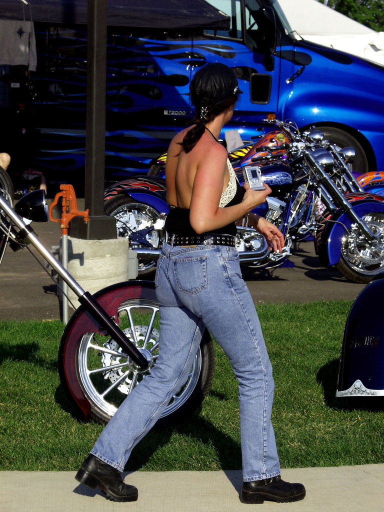woman and motorcycles