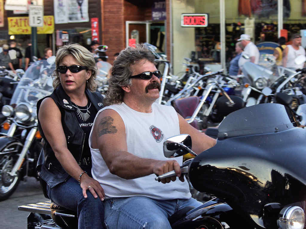 Two bikers