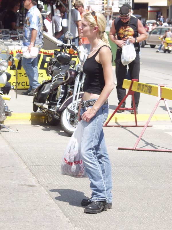 Biker Babe At Sturgis Bikerdeep