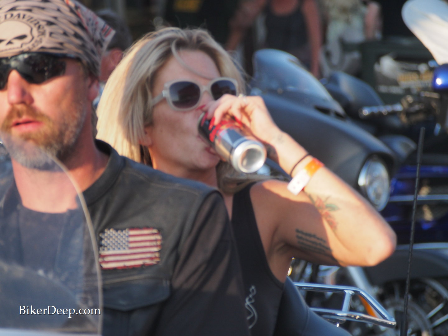 Red Bull drinker