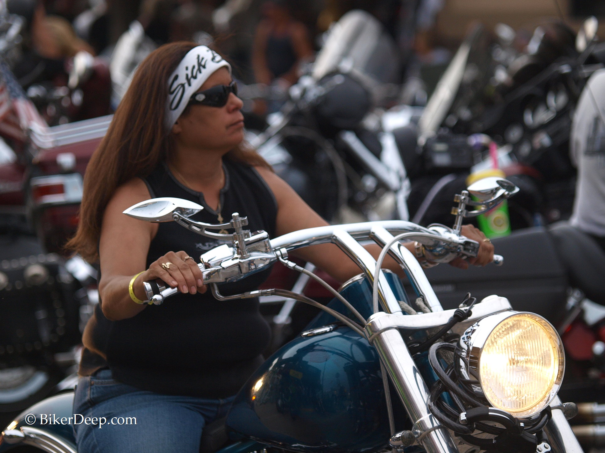 woman biker