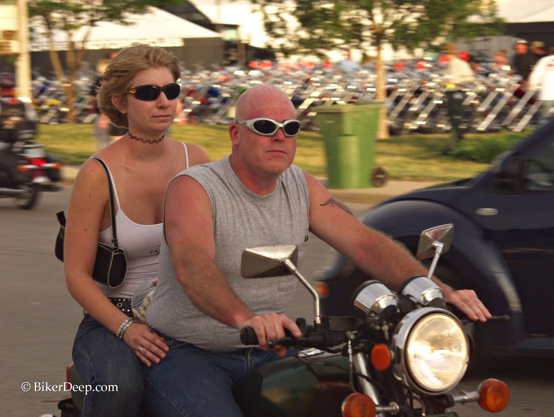 Motorcyclist sunglasses